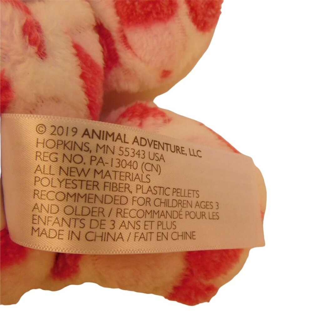 Animal Adventure Bear w/ Haerts all Over 11" Plush 2019 Stuffed Animal - Picture 7 of 7